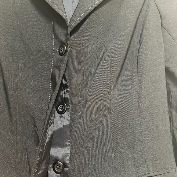 Johnny Was Black Duster Jacket Trench Coat Women Size S - Picture 5 of 15